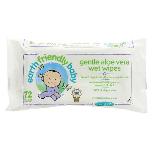 Earth Friendly Eco Baby Wipes 72 pack