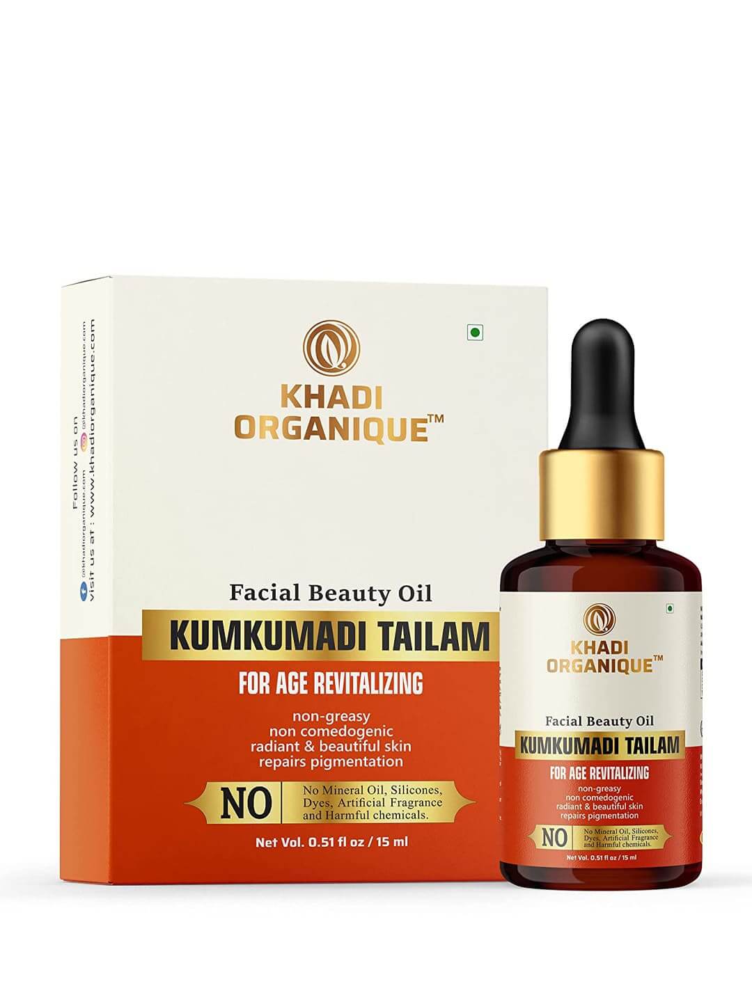 Khadi Organique Kumkumadi Tailam - Skin Care Oil
