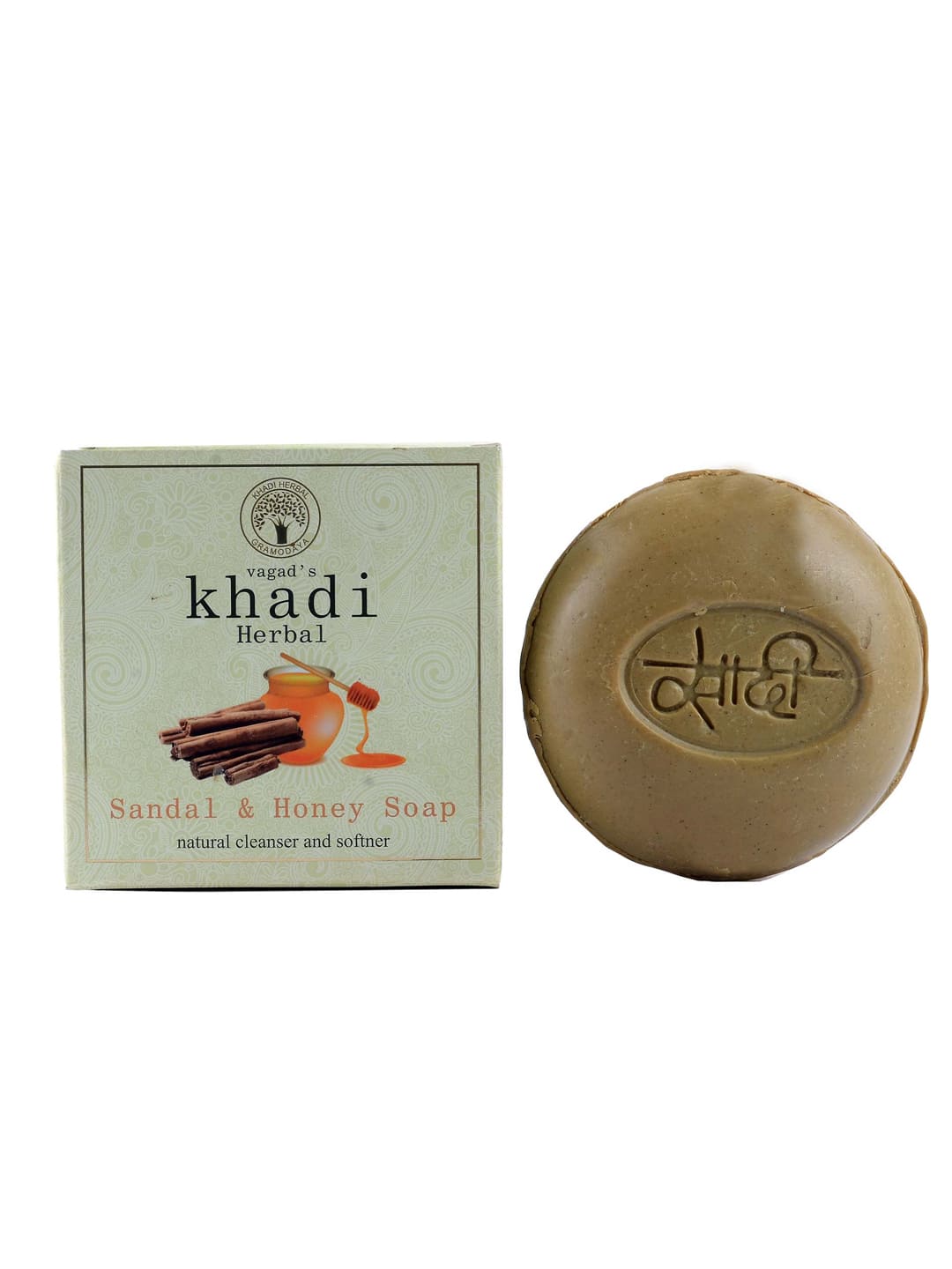 Vagad's Khadi Herbal Sandal Honey Soap Handmade
