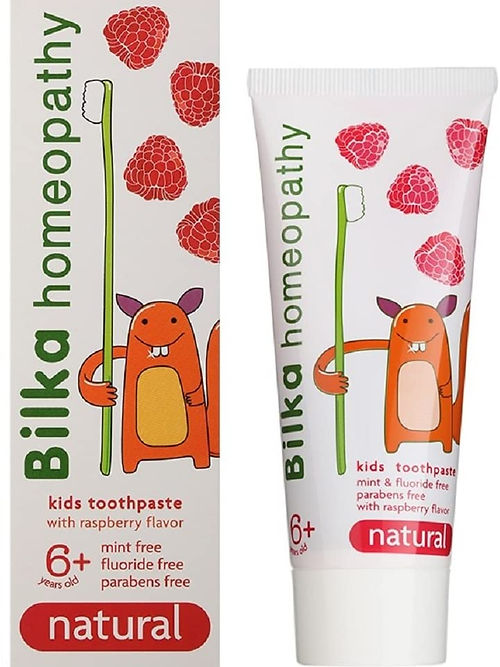 BILKA Homeopathy Natural Kids Toothpaste Raspberry Flavor 6+