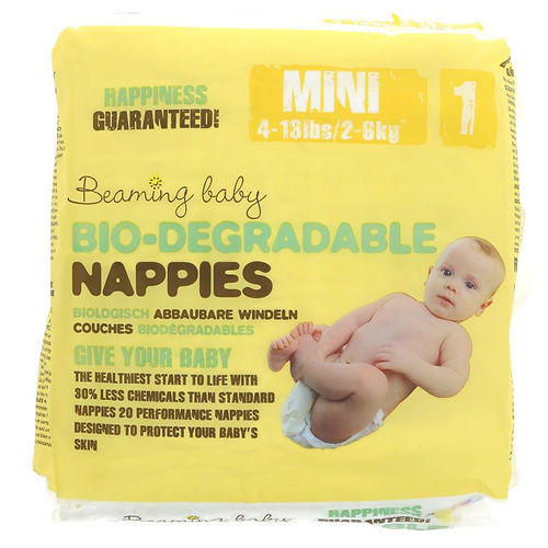 Beaming Baby Bio-Degradable Nappies sz midi